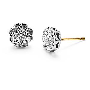 Diamond Cluster earrings