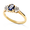 Diamond and Sapphire