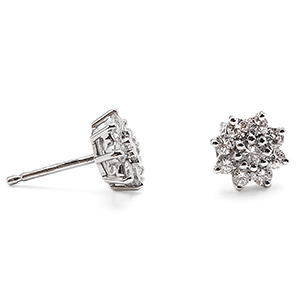 Diamond Cluster earrings