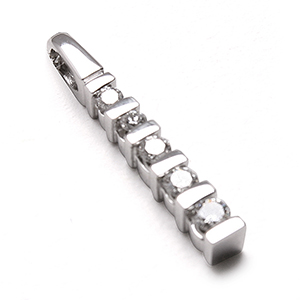 Diamond Five Stone Pendant