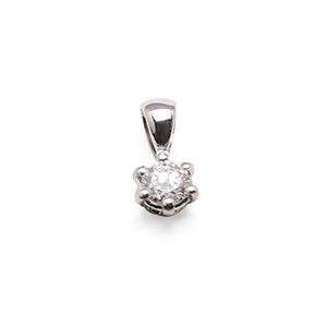 Diamond Single Stone Pendant