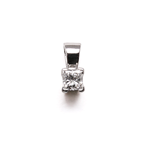 Diamond Single Stone Pendant